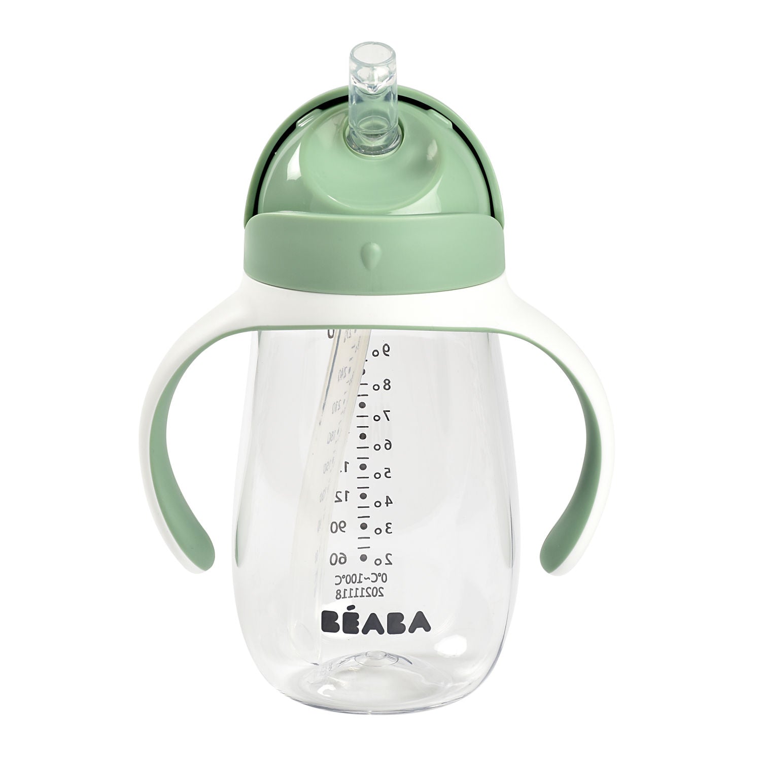 Beaba Straw Cup 300ml - Sage Green