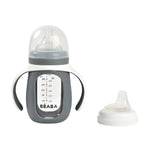 2 in 1 Glass Baby Bottle