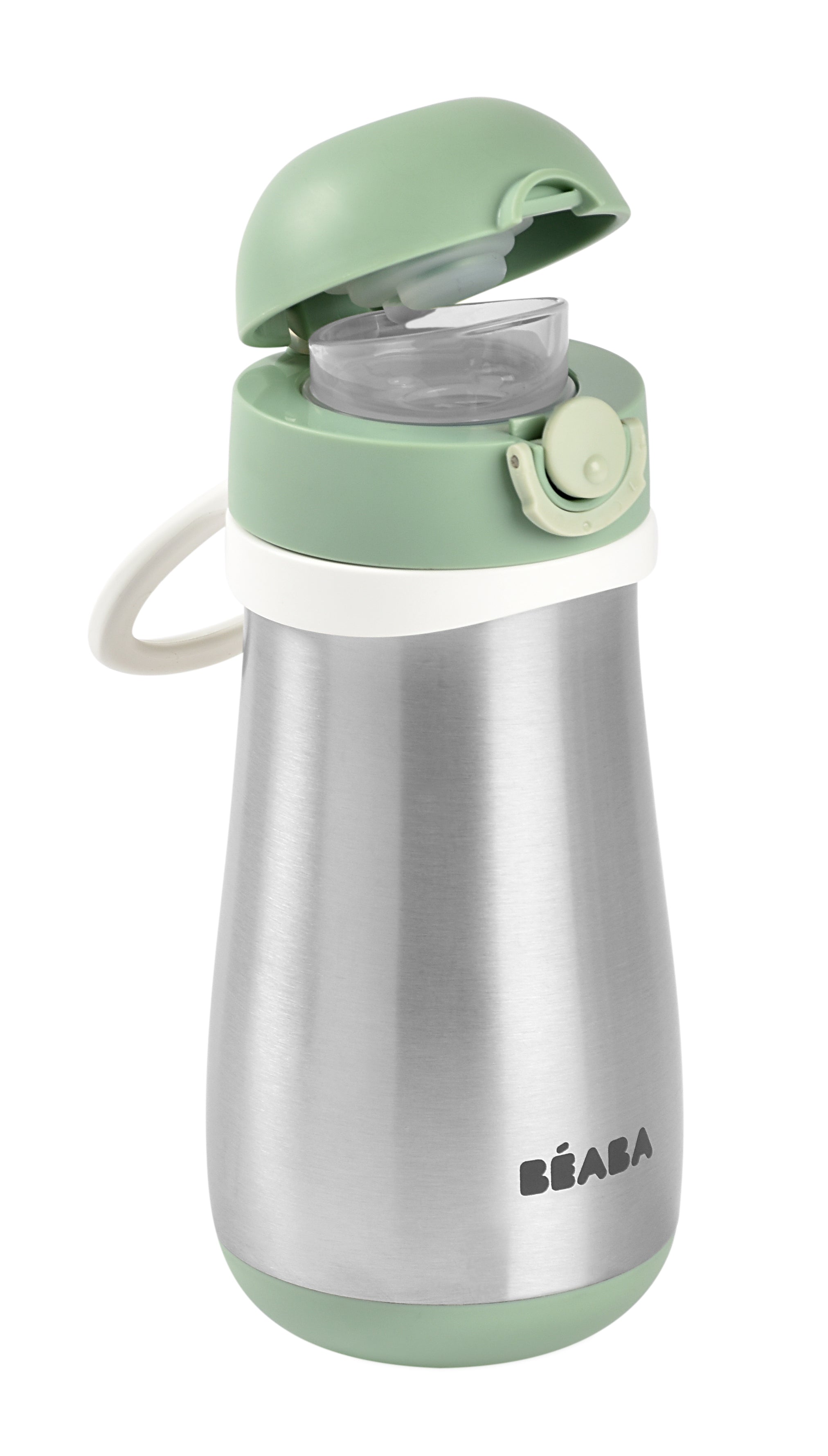Stainless Steel Spout Bottle 350ml - Sage Green