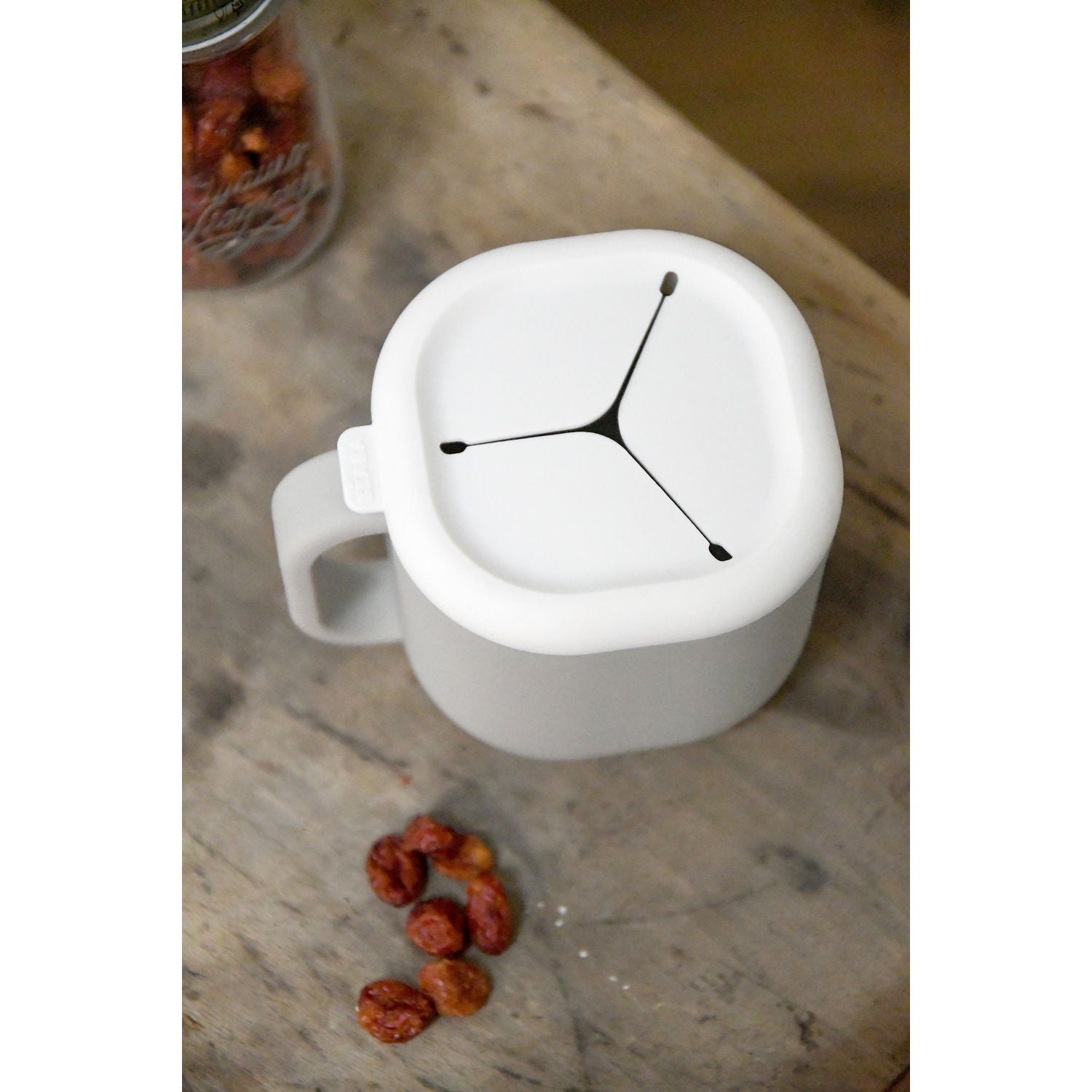 Beaba Pick n Snack Silicone Snack Cup - Velvet Grey