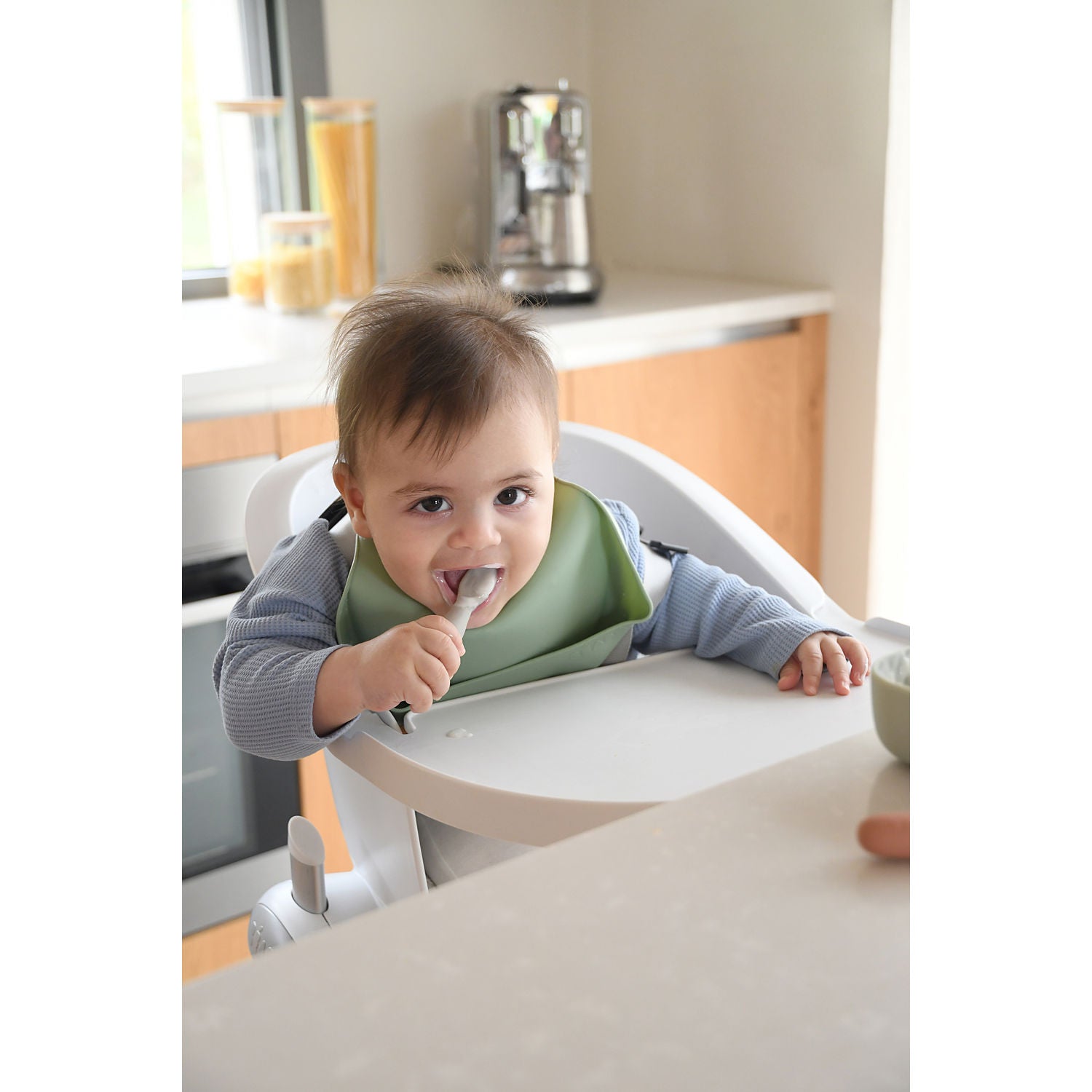 Silicone Pre-Spoons 2 Pack - Terracotta/Velvet Grey