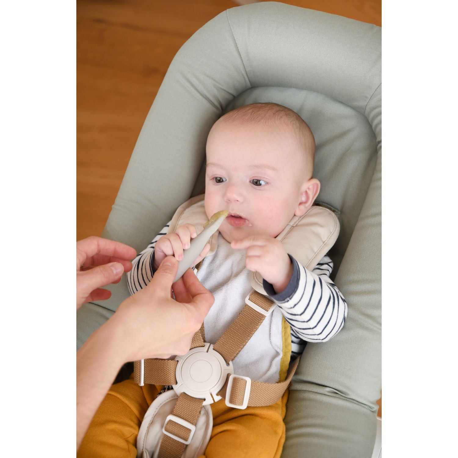 Silicone Pre-Spoons 2 Pack - Terracotta/Velvet Grey