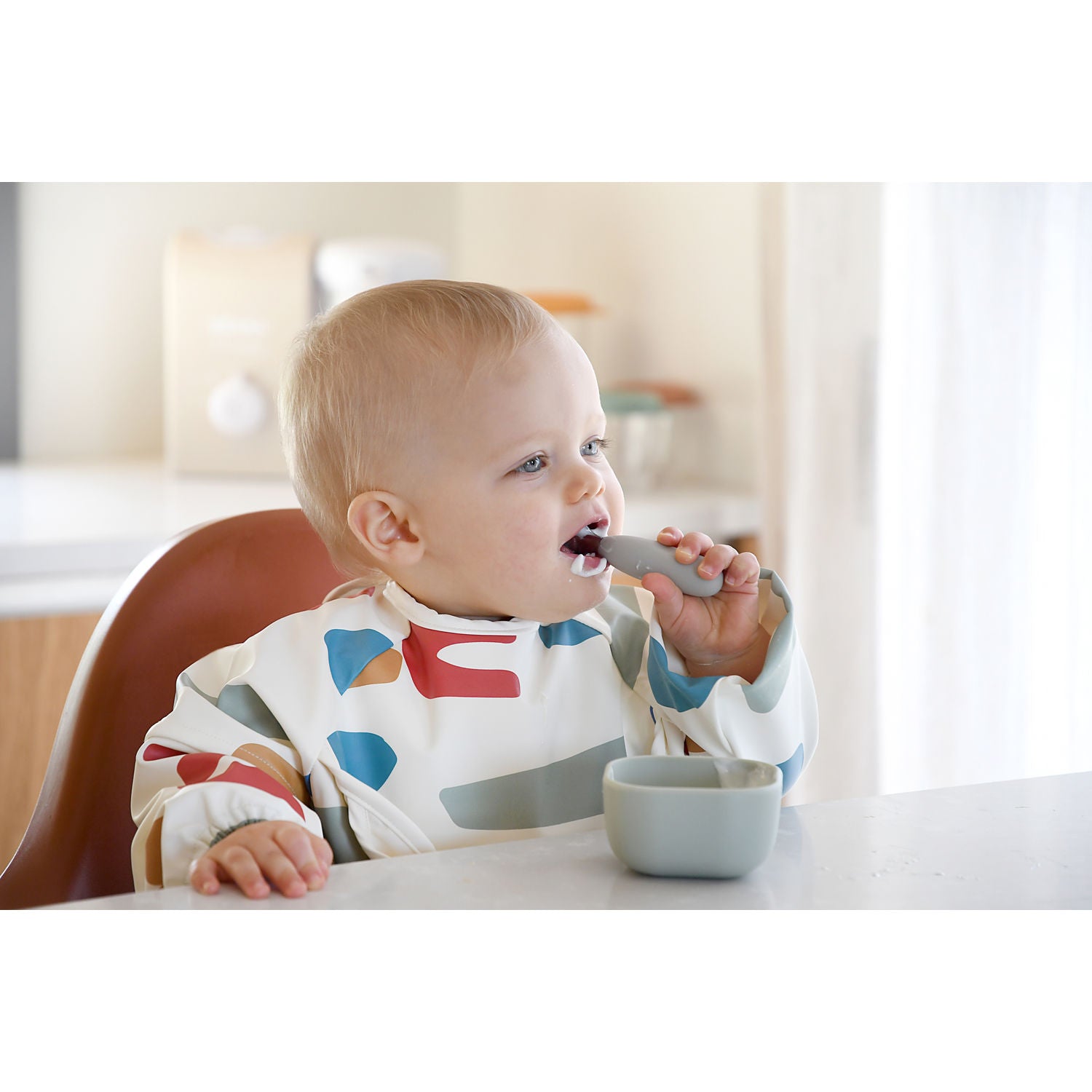 Fork & Spoon Stainless Steel Pre-Cutlery - Velvet Grey