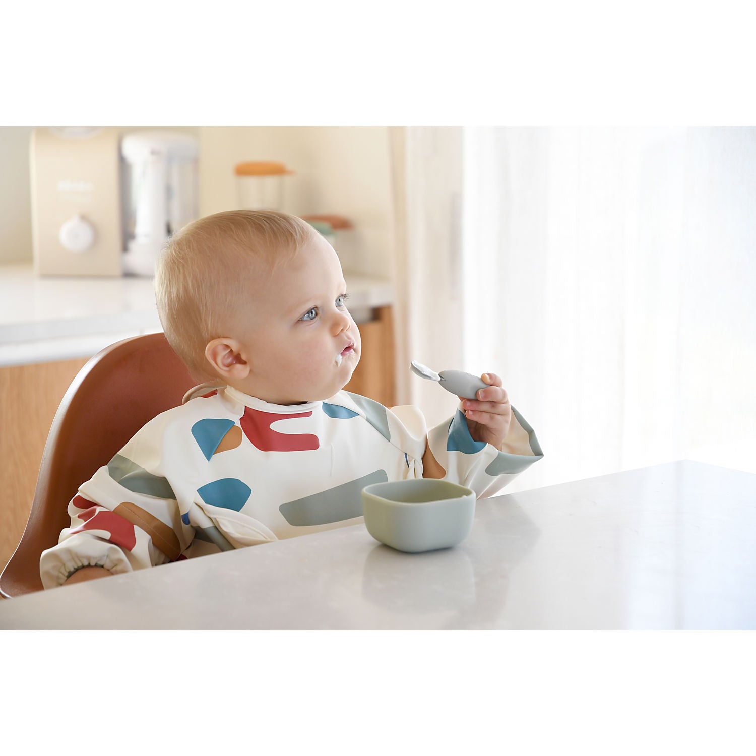 Fork & Spoon Stainless Steel Pre-Cutlery - Velvet Grey