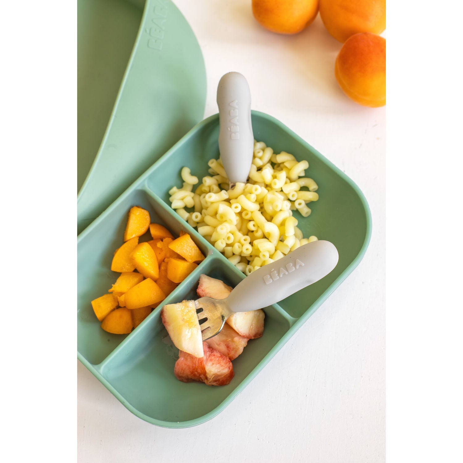 Fork & Spoon Stainless Steel Pre-Cutlery - Velvet Grey