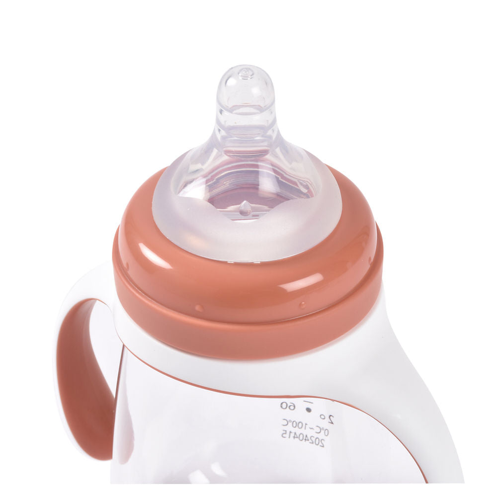 Beaba 2 in 1 Bottle to Sippy Learning Cup 210ml - Terracotta