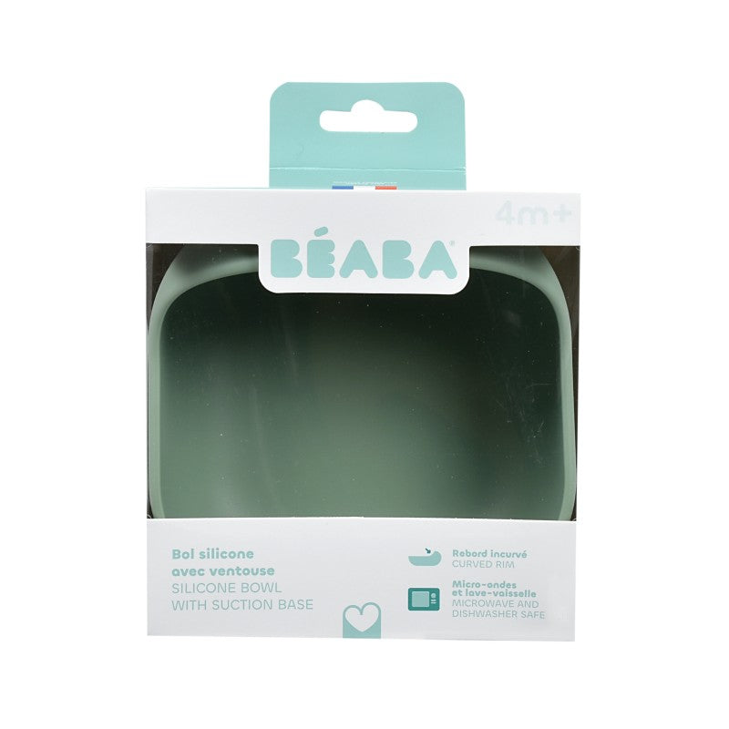 Silicone Suction Bowl - Sage Green