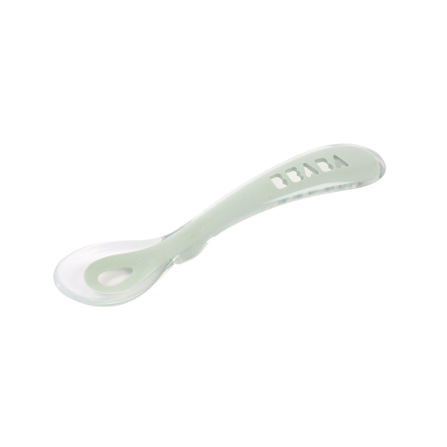 Beaba 2nd Stage Silicone Spoon - Misty Green