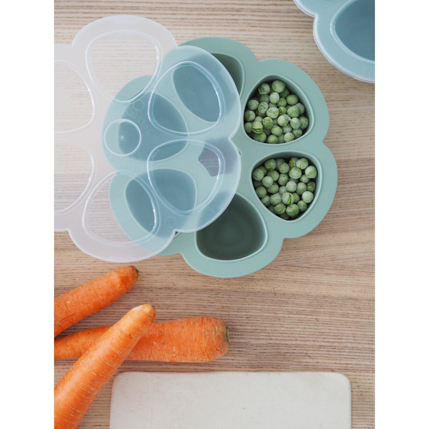 Multiportions Silicone Freezer Tray 6 X 90ml - Sage Green