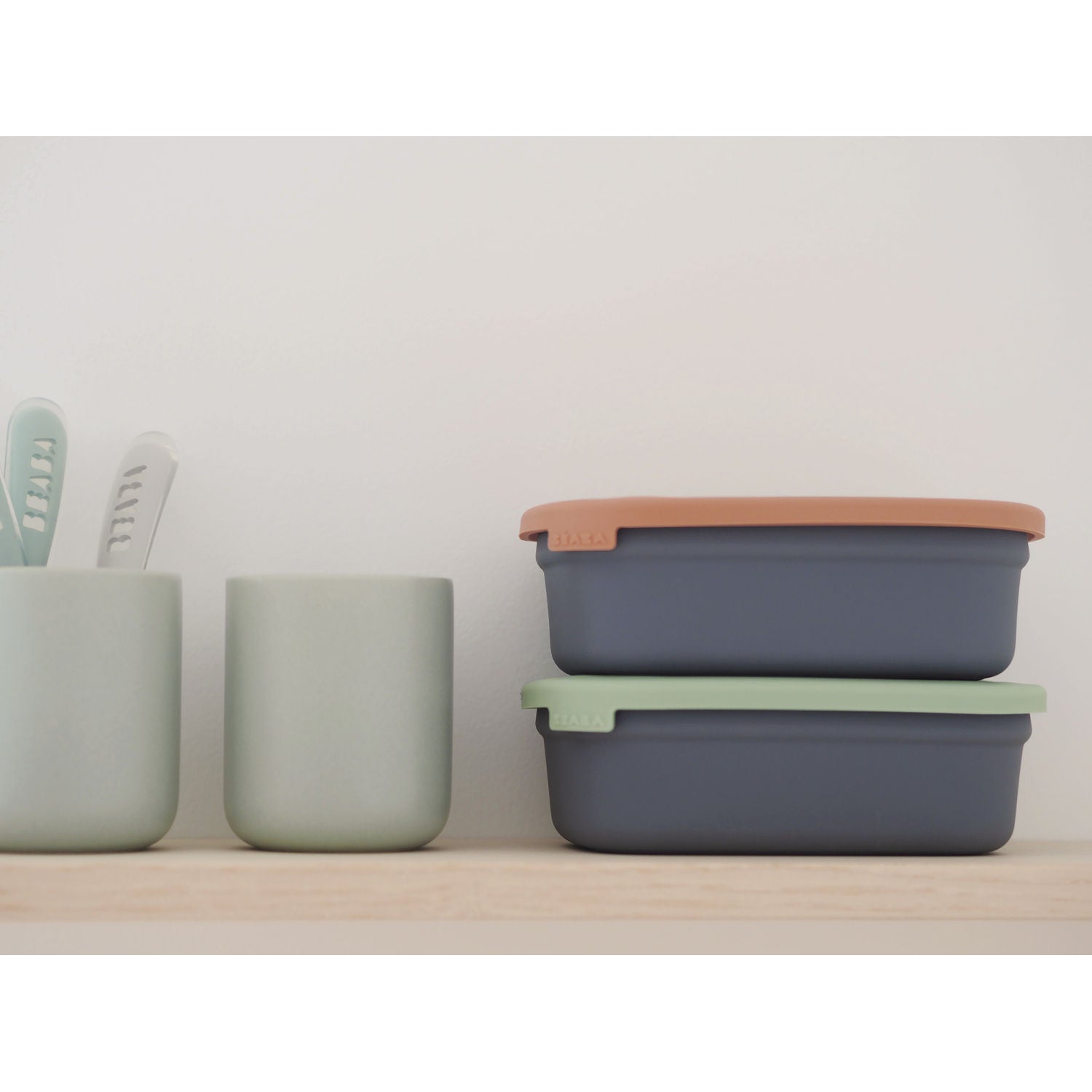 Ceramic Lunch Box - Mineral/Terracotta