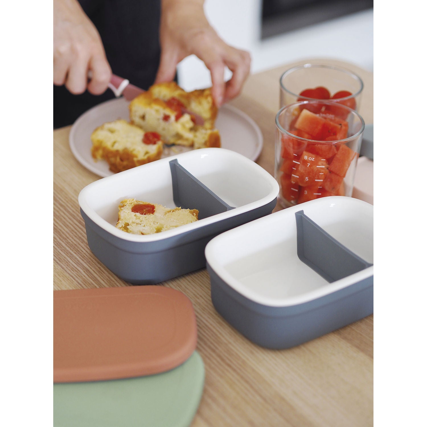 Ceramic Lunch Box - Mineral/Terracotta