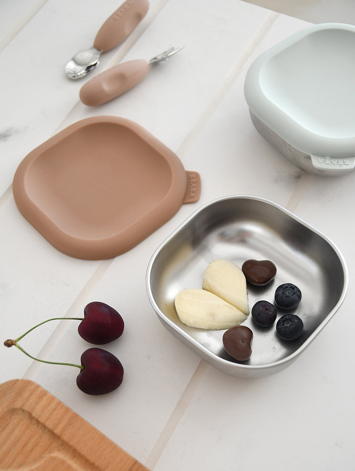 Stainless Steel Meal Box Set - Natural