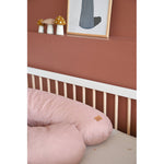Big Flopsy Linen Nursing Pillow - Rose