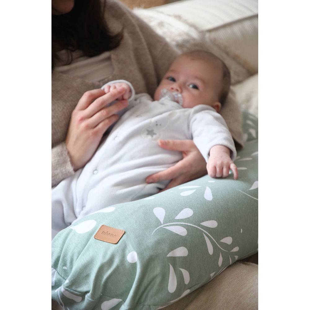 Beaba Big Flopsy Maternity & Nursing Pillow - Print Jersey Nature