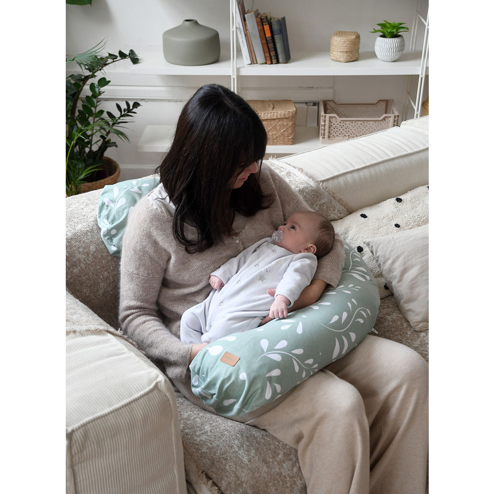 Beaba Big Flopsy Maternity & Nursing Pillow - Print Jersey Nature