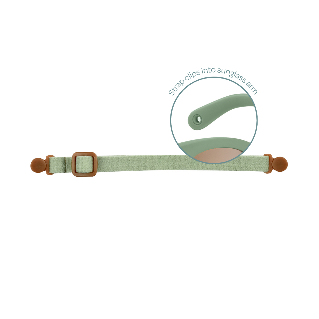 Beaba Delight Baby Sunglasses - Sage Green - 9-24 Months