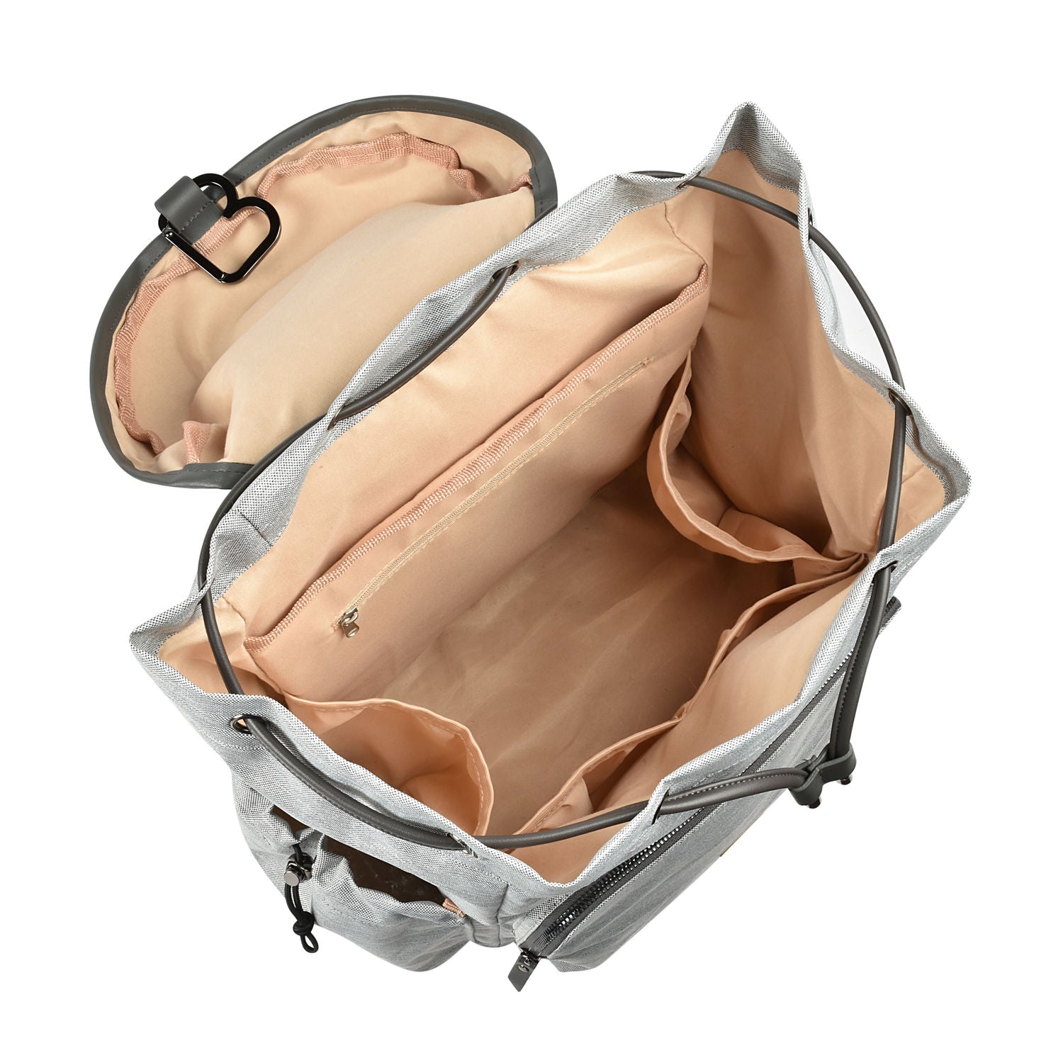 Beaba Vancouver Nappy Bag Backpack - Heather Grey