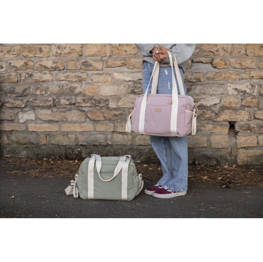Paris Nappy Bag - Dusty Pink