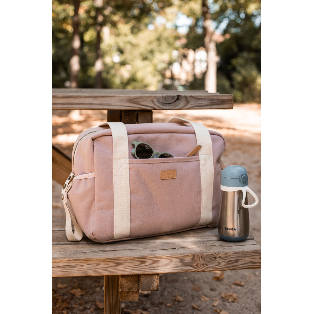 Paris Nappy Bag - Dusty Pink
