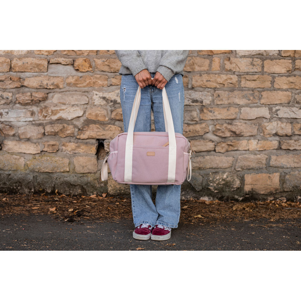 Paris Nappy Bag - Dusty Pink