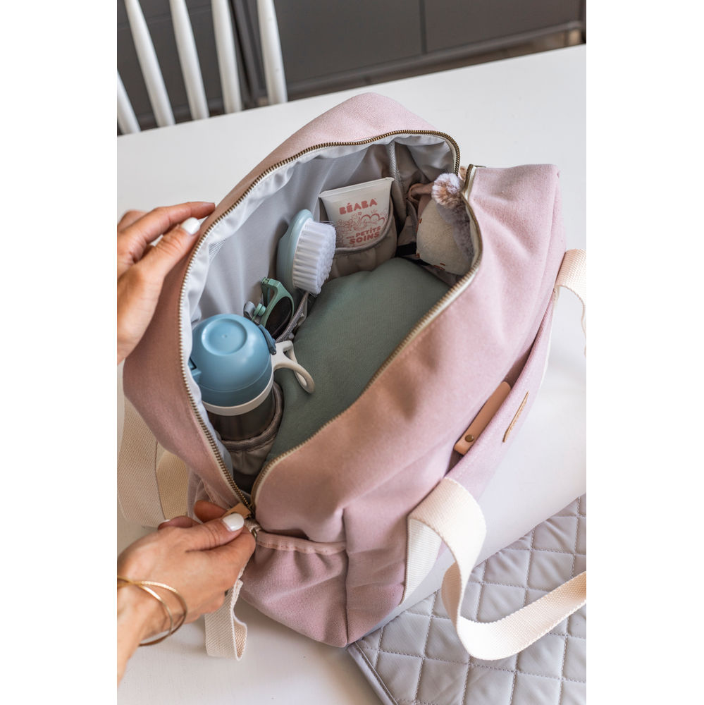 Paris Nappy Bag - Dusty Pink