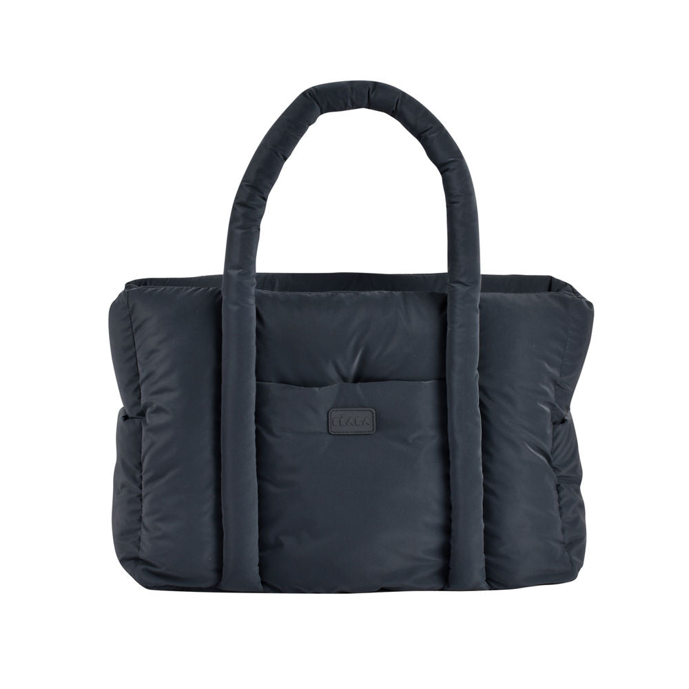 Paris Puffy Nappy Bag - Dark Grey