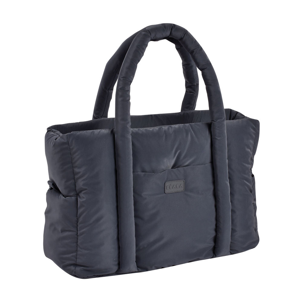 Paris Puffy Nappy Bag - Dark Grey