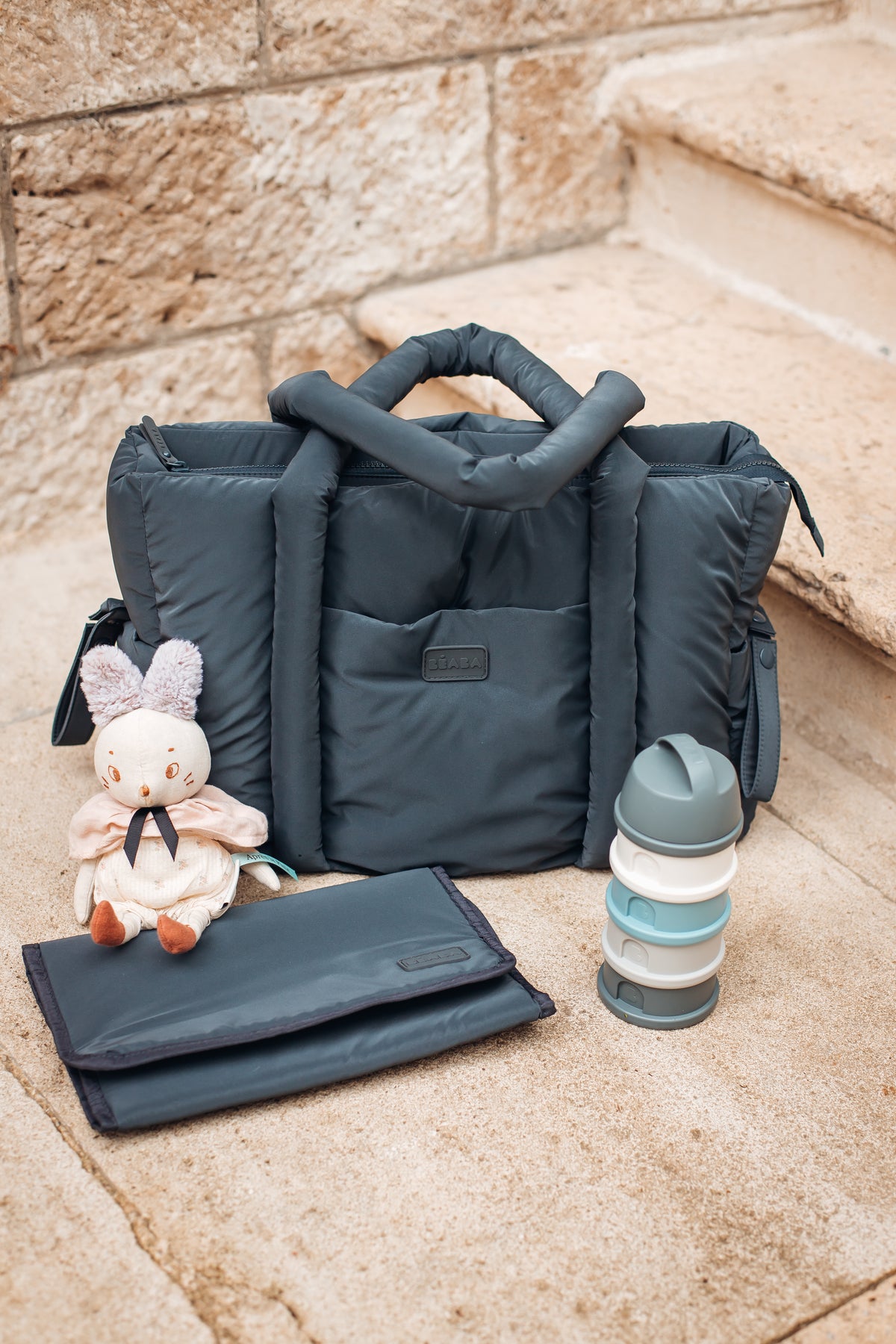 Paris Puffy Nappy Bag
