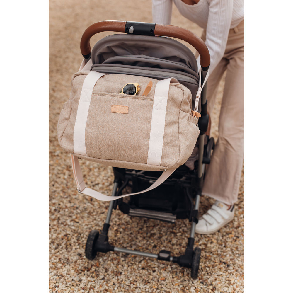 Paris Nappy Bag - Eco Clay