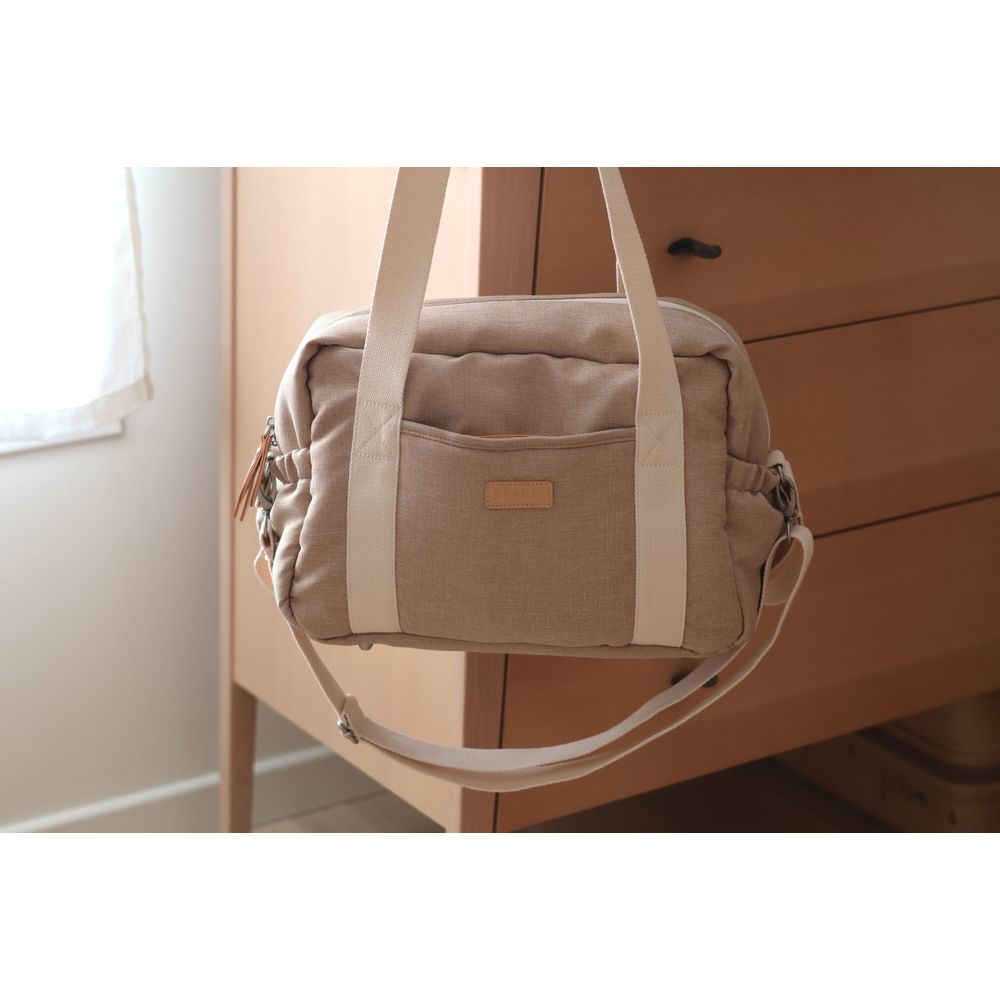 Paris Nappy Bag - Eco Clay