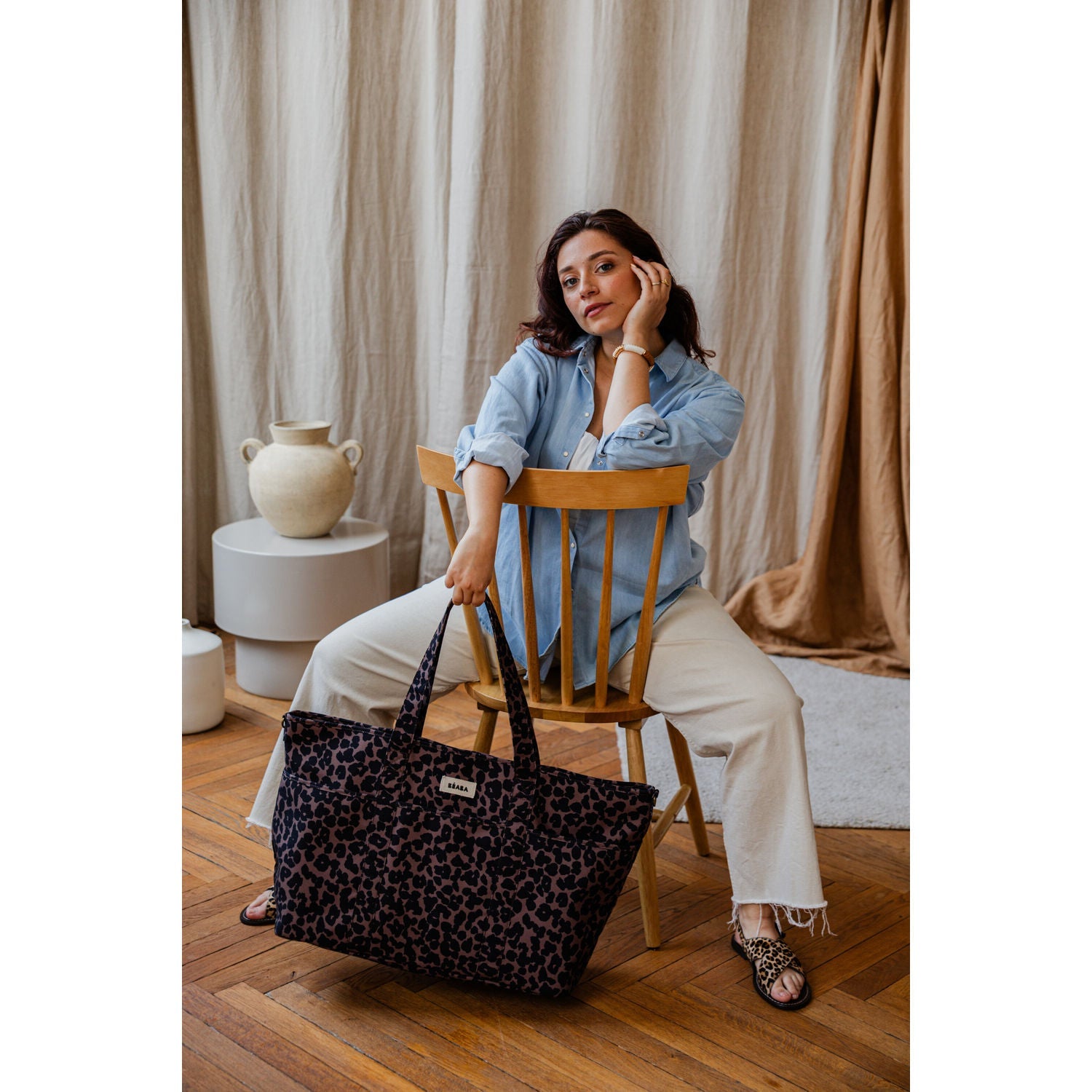 Madrid XXL Nappy Bag - Leopard