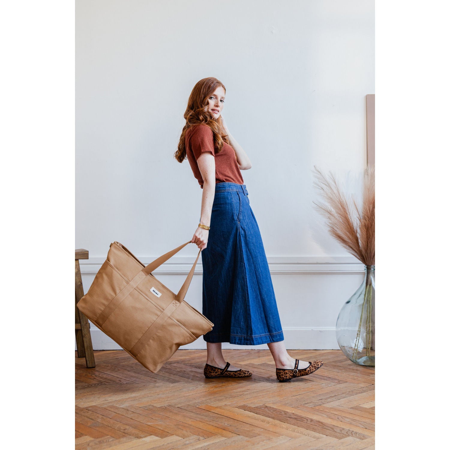 Madrid XXL Nappy Bag - Ochre