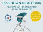 Up & Down Highchair - White