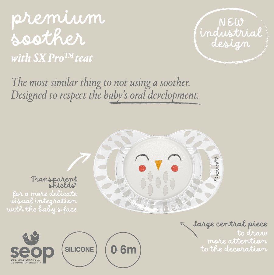 Bonhomia Owl SX Pro Soother 0-6 Months