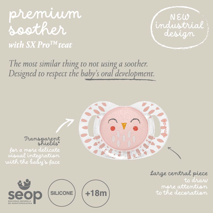 Bonhomia Owl SX Pro Soother 18+ Months