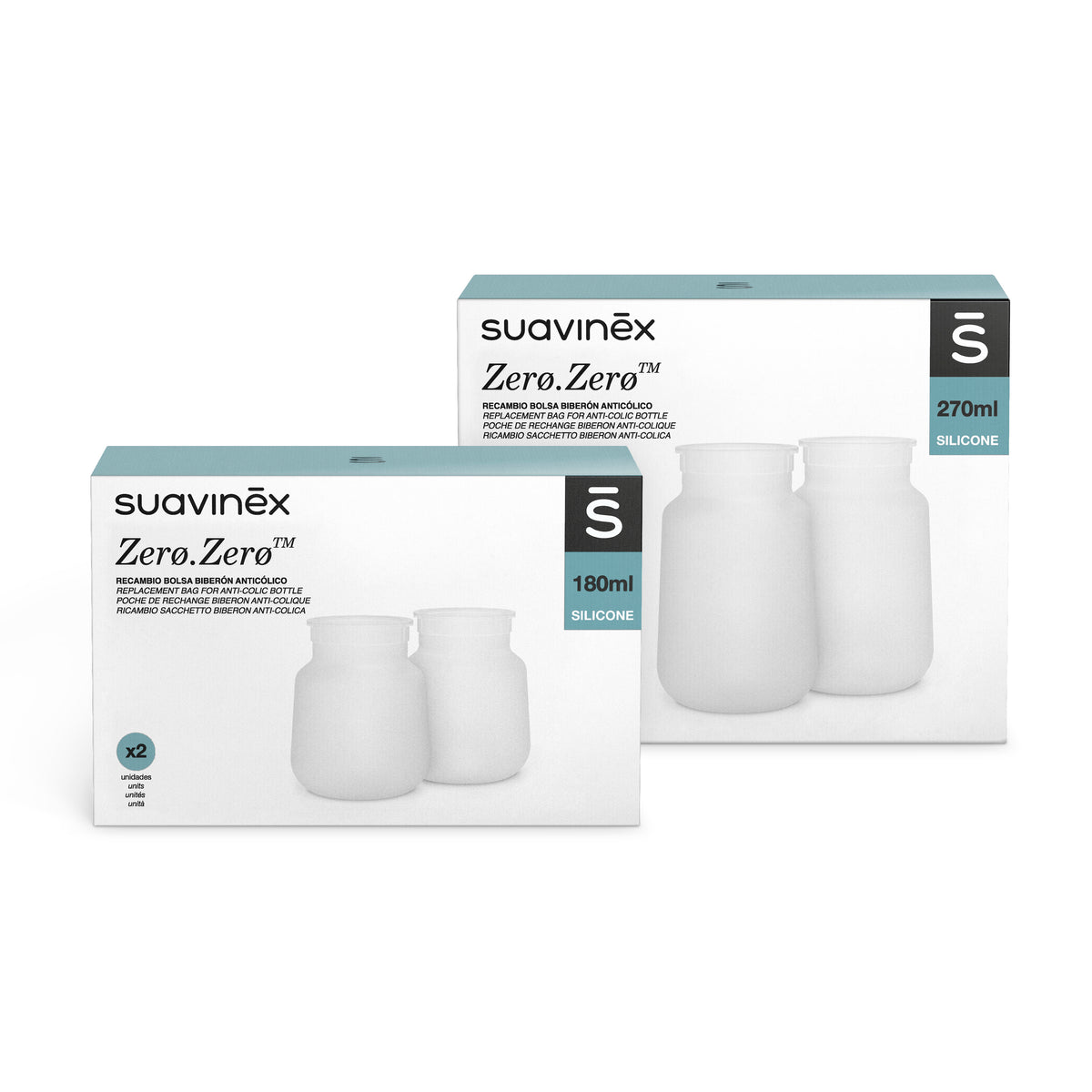 Zero Zero Replacement Anti Colic Silicone Bags