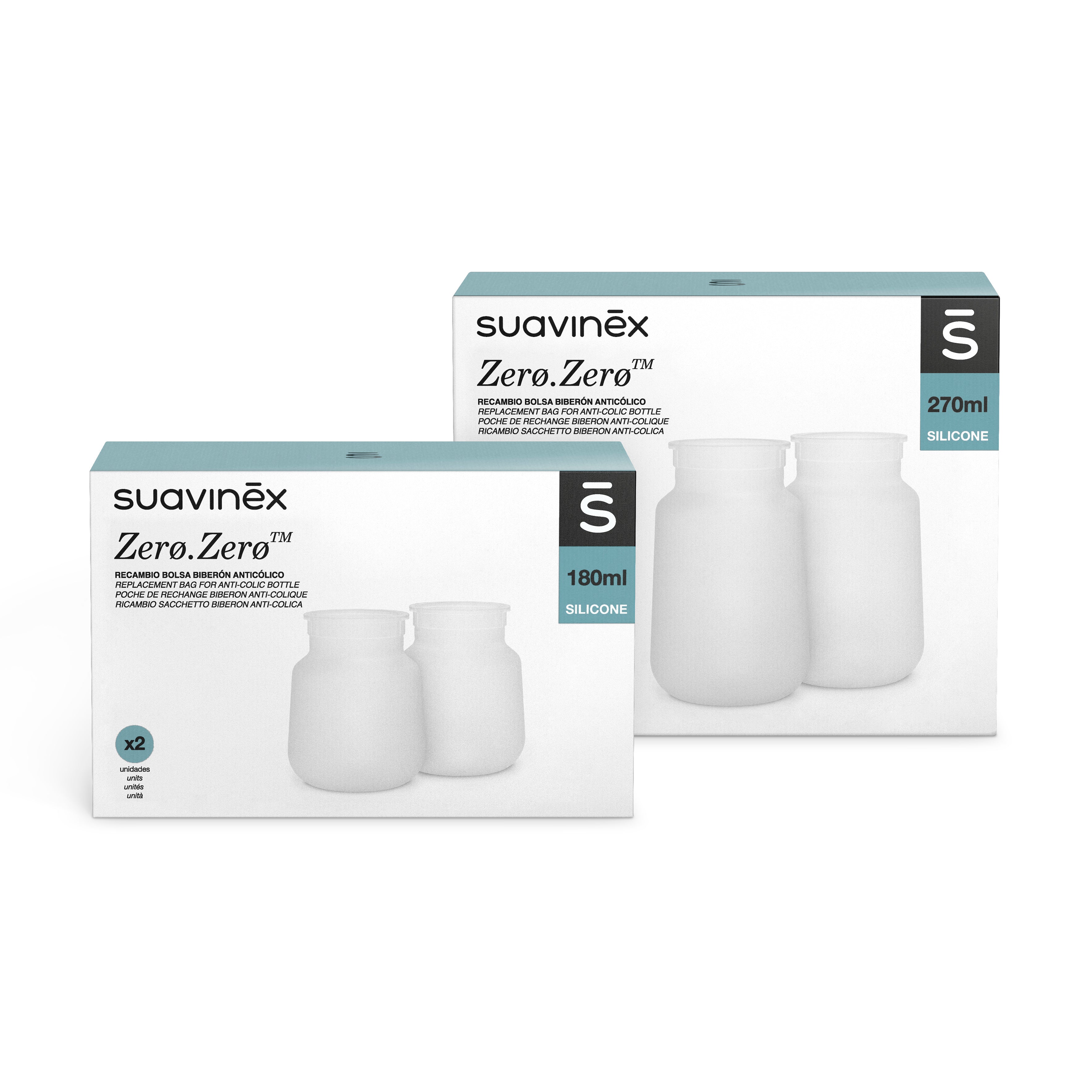Zero Zero Replacement Anti Colic Silicone Bags
