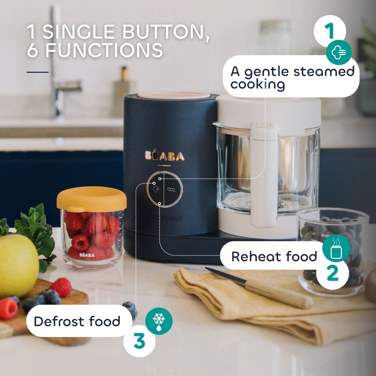 Babycook Neo Baby Food Maker - Night Blue