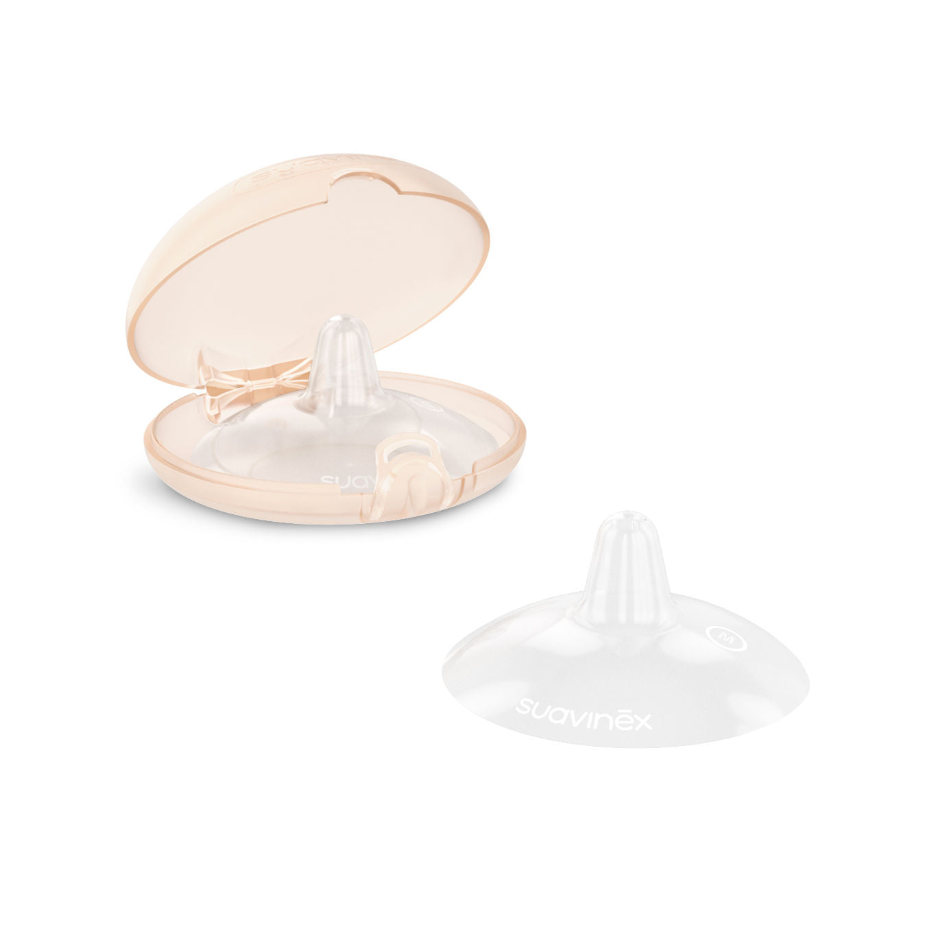 Silicone Nipple Shields with Storage Box - M (24mm)