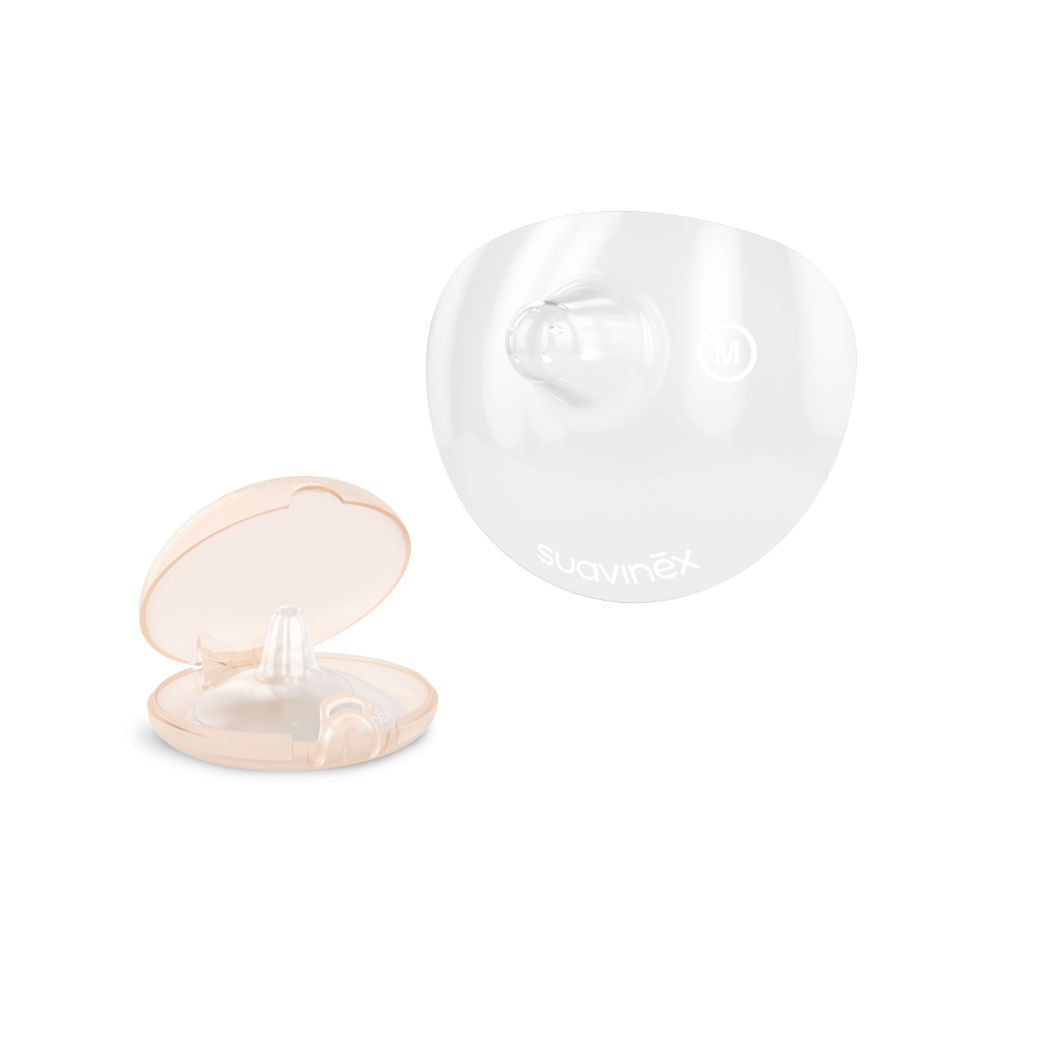 Silicone Nipple Shields with Storage Box - M (24mm)