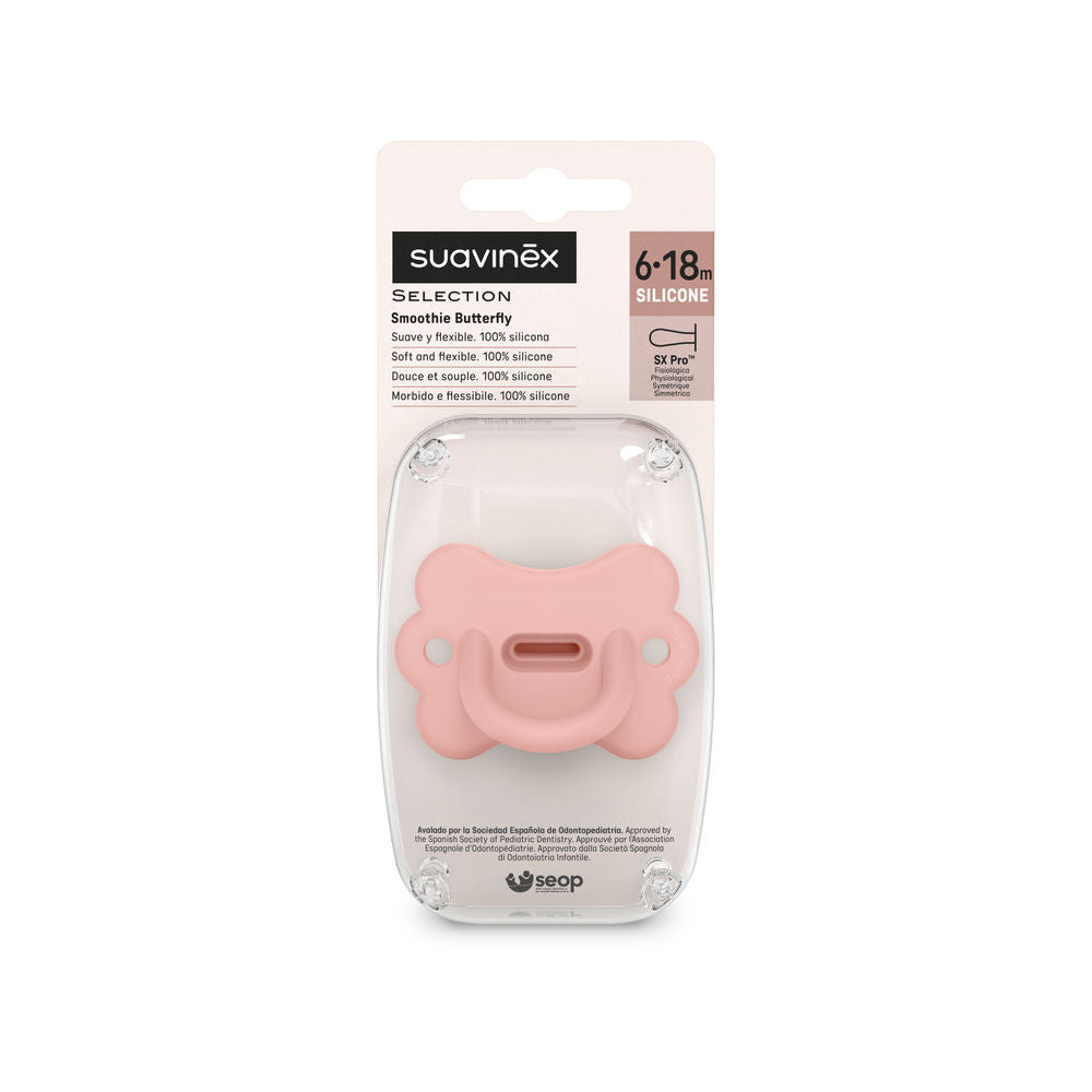 Colour Essence Butterfly All Silicone SX Pro Soother 6-18 Months
