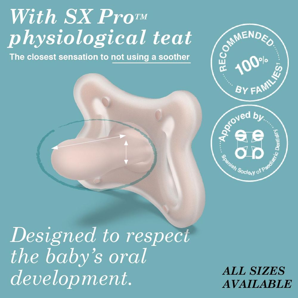 Zero Zero Physiological Silicone Soother -2 to 2 Months