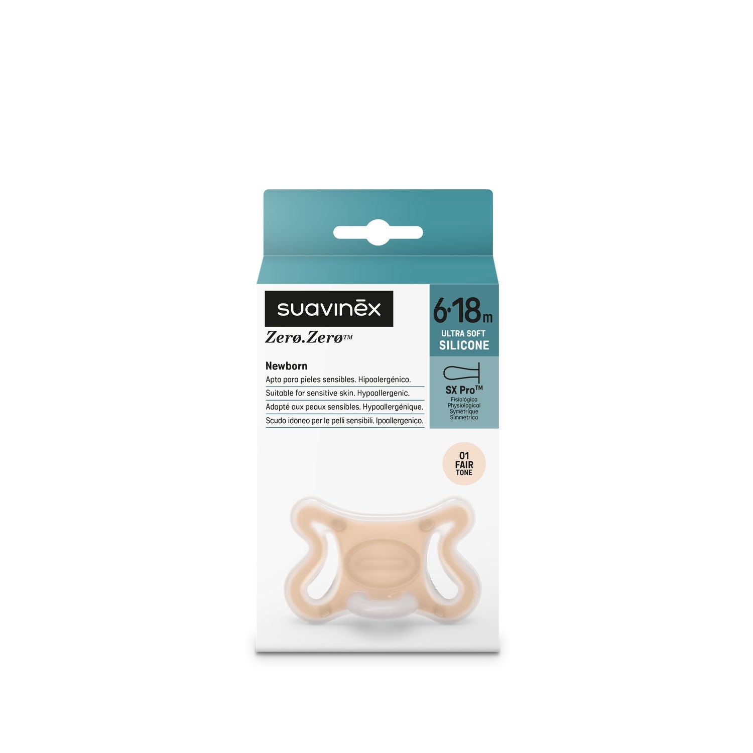Zero Zero Physiological Silicone Soother 6-18 Months
