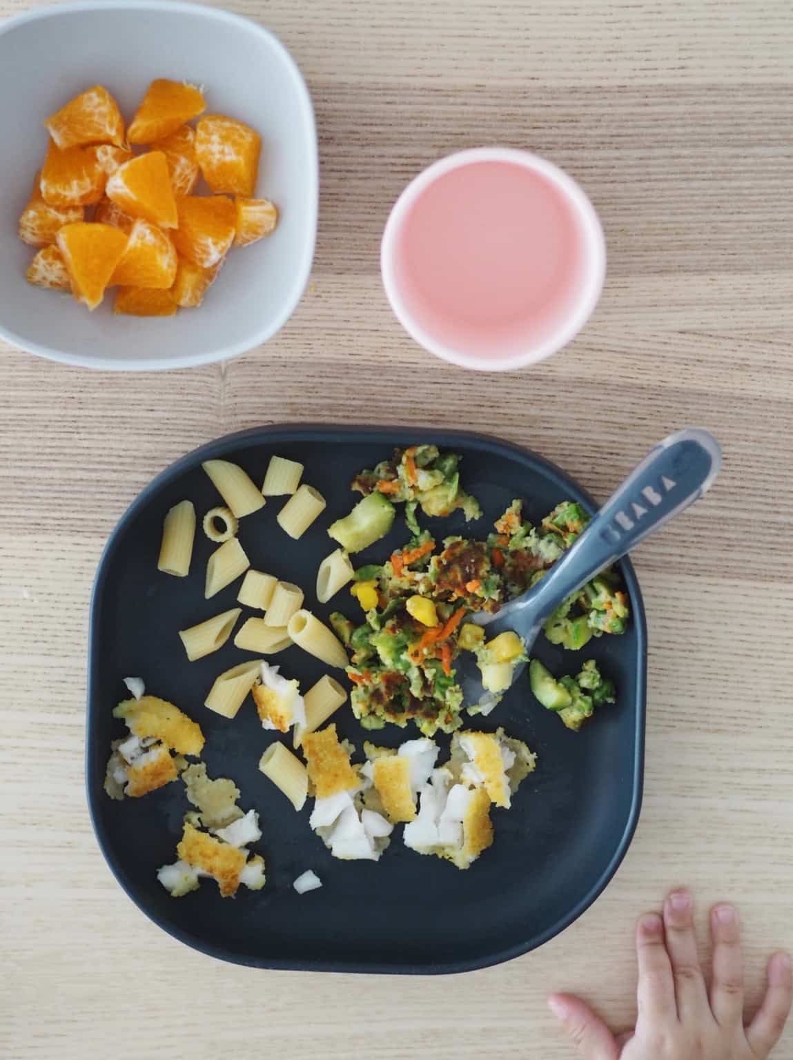 Beaba Silicone Suction Meal Set - Night Blue