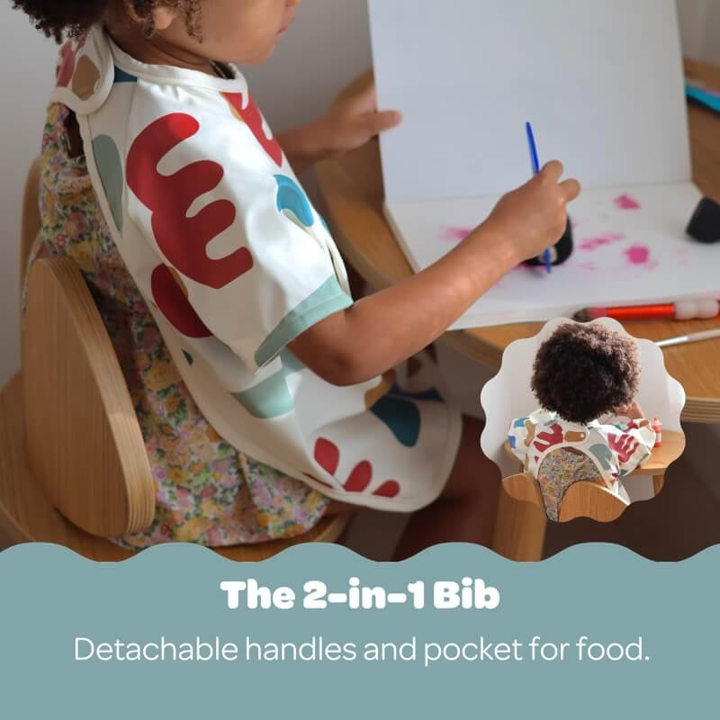 Long Sleeve Bib - Playful