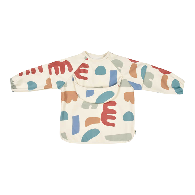 Beaba 2 in 1 Bib w/Removable Sleeves - Playful