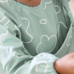 Long Sleeve Bib - Sage Green