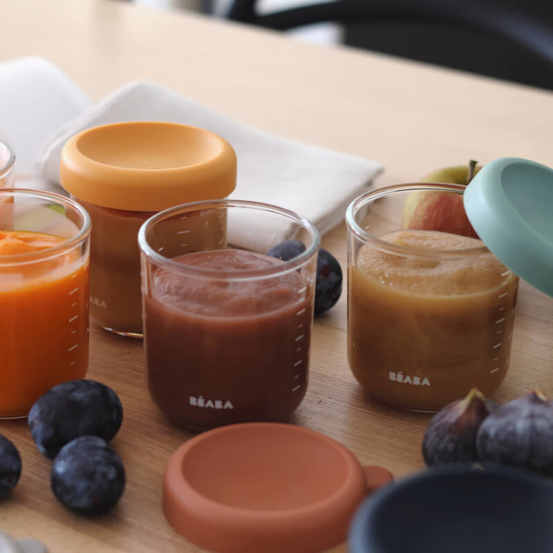 Beaba Glass & Silicone Containers 6 Pack - 250ml