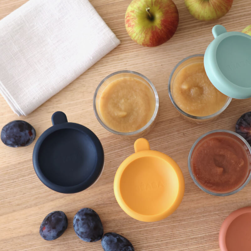 Beaba Glass & Silicone Containers 6 Pack - 250ml
