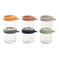 250ml Glass Containers - 6 Pack